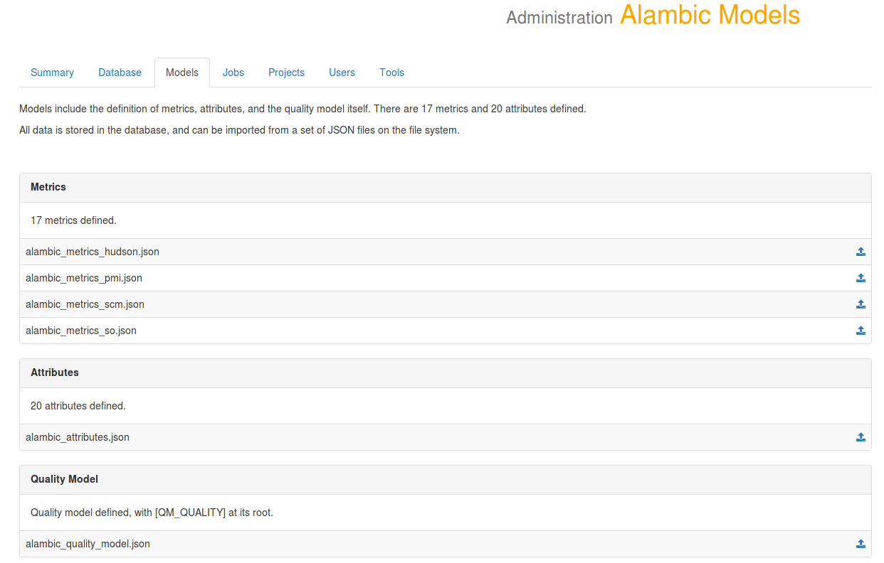 Alambic Admin Web UI